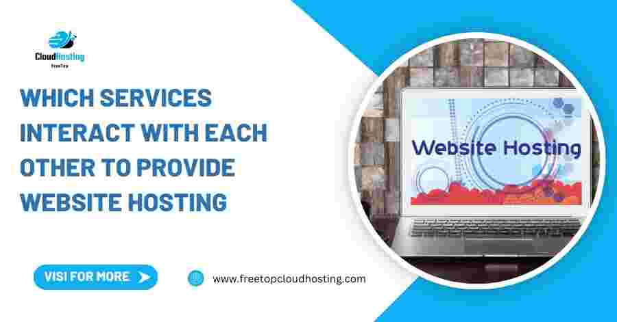 Which Services Interact with Each Other to Provide Website Hosting